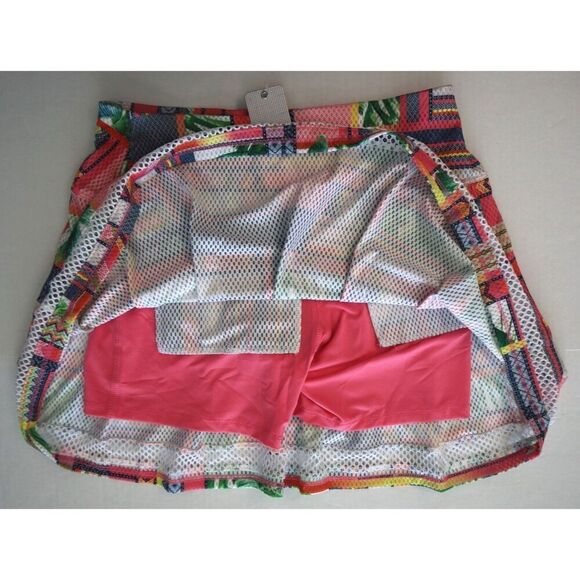 Lucky in Love GB180-U07401 Women's Sz S Under Palms Pleated Skirt Skort - Picture 6 of 6